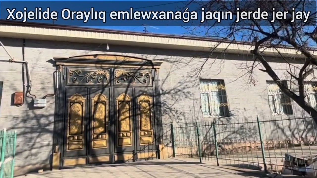 Xojelide oraylıq emlewxanaǵa jaqın jerde jer jay satıladı. Bahası 390 Mln, kelisimli. 📞:90-660-46-10