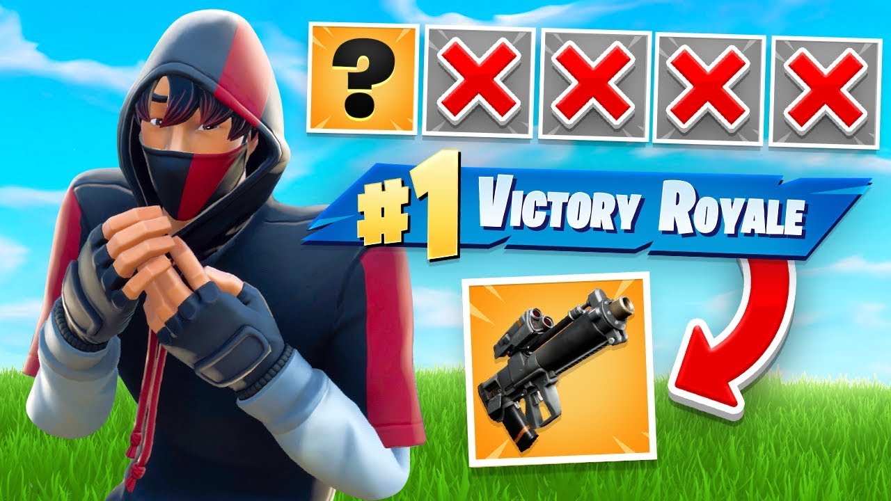 ПОБЕДА в испытании «ТОЛЬКО ПЕРВОЕ ОРУЖИЕ» в Fortnite!