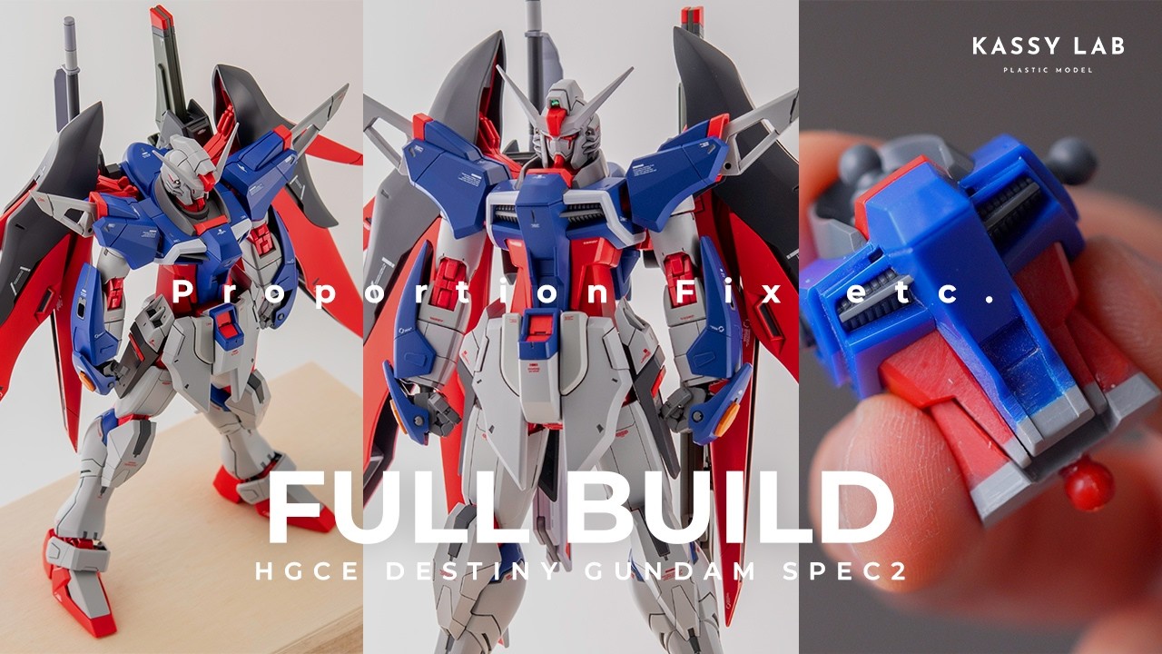 Full Build | HGCE DESTINY GUNDAM Spec II | Custom Paint & Mods | Advanced Customization Guide
