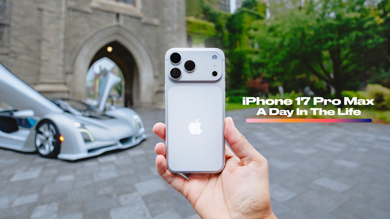 iPhone 17 Pro Max — РЕАЛЬНЫЙ день из жизни + Тест камеры и аккумулятора!