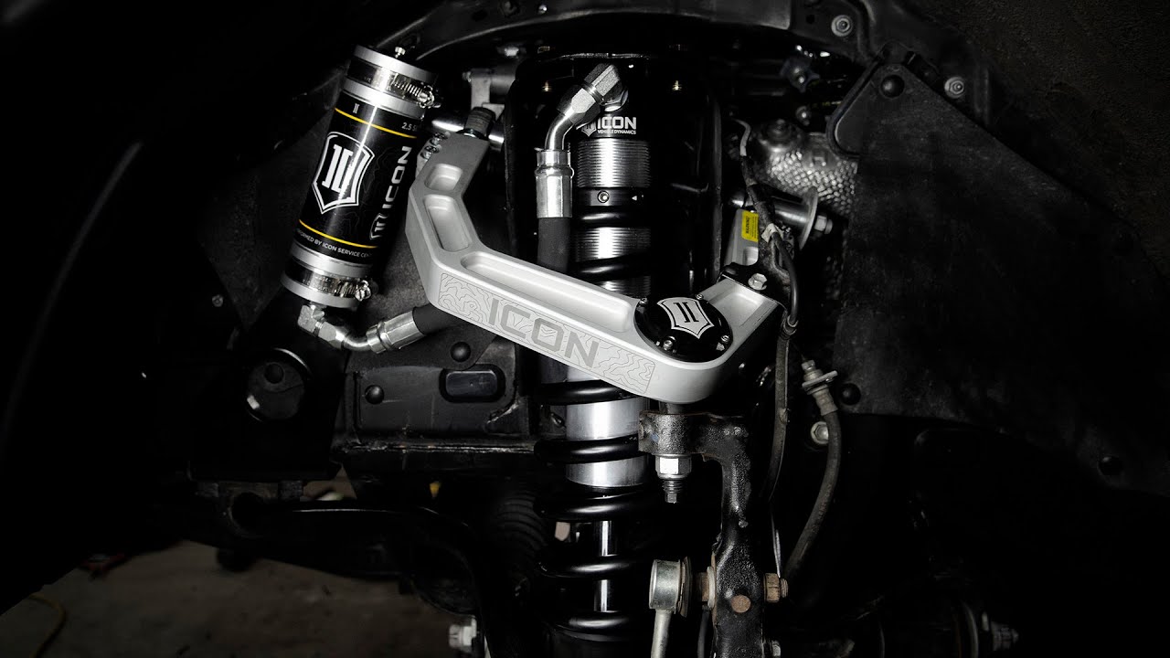 How to Install Front ICON Suspension Stage 8 Kit w/Billet Aluminum UCA's  2019 Toyota Tacoma 3rd Gen