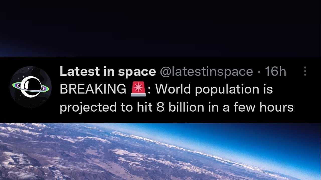 World population is projected to hit 8 billion