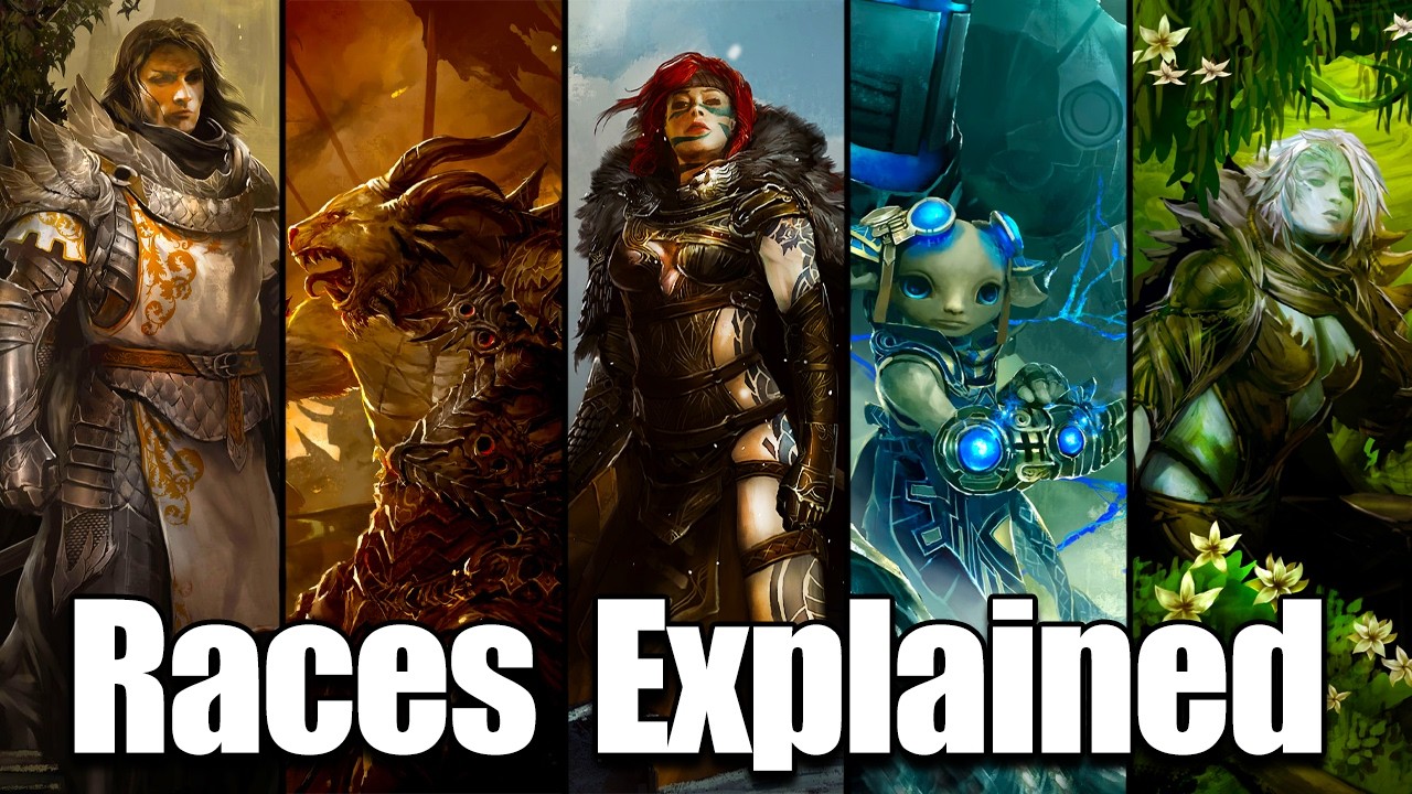 Every Race Explained in Under 25 Minutes | Guild Wars 2 Lore