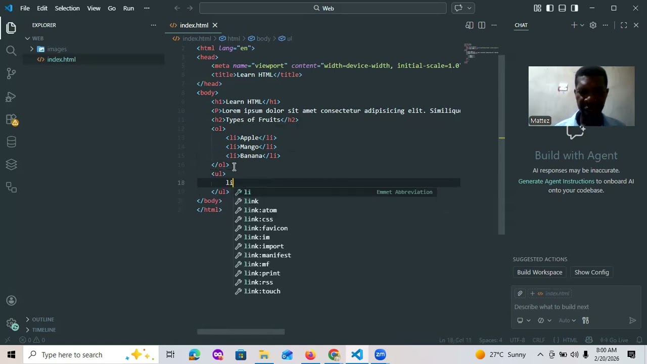 Build a Simple One-Page HTML Website in Minutes!