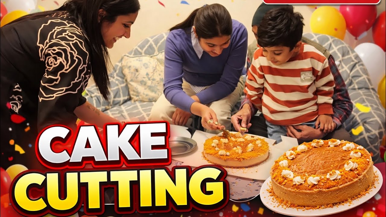 Cake Cutting karwa di aaj Bacho nei Nanu sei 🤗
