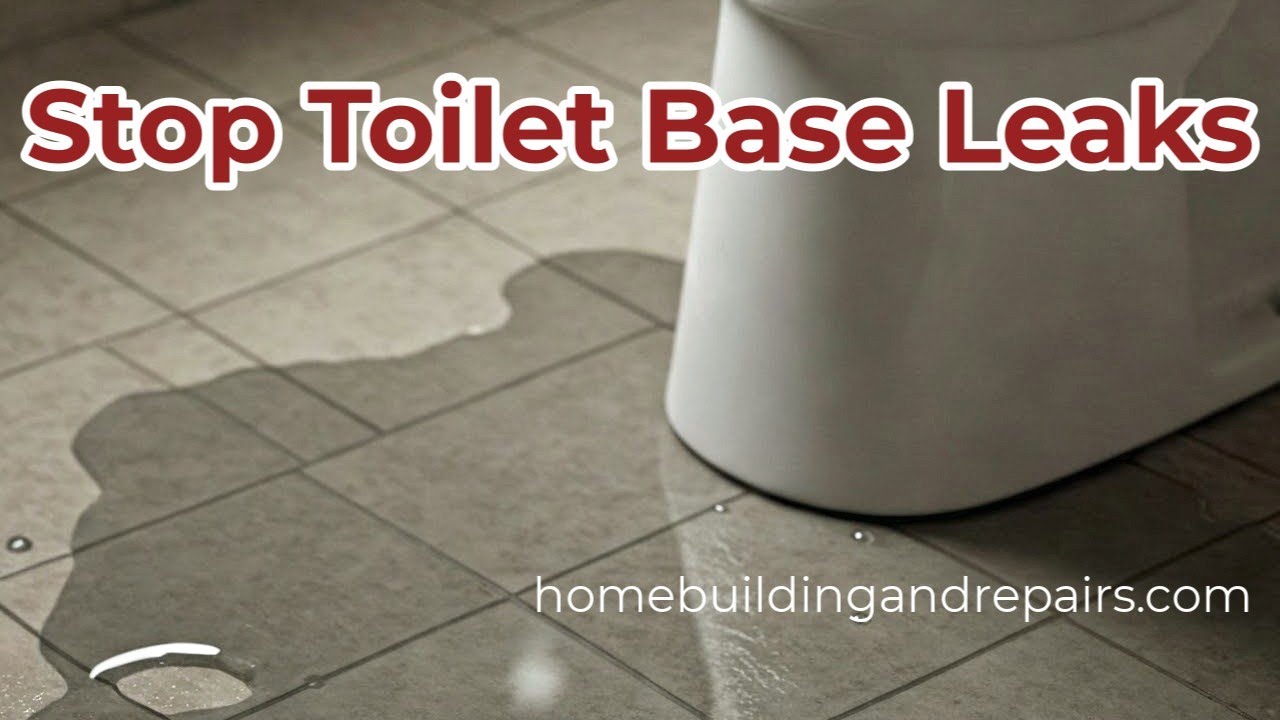 Why Water Can Be Leaking from the Base of My Toilet When You Use the Sink or Shower?