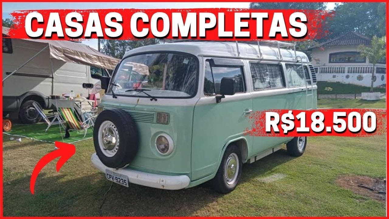 KOMBI MOTORHOME A PARTIR DE 18 MIL REAIS - ANÁLISE DE OPÇÕES