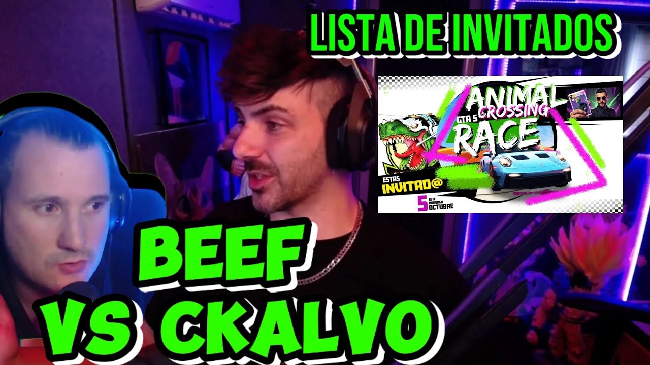 NEXXUZ tirando beef a CKalvo xD y REVELA LA LISTA DE INVITADOS A LA ANIMAL CROSSING RACE