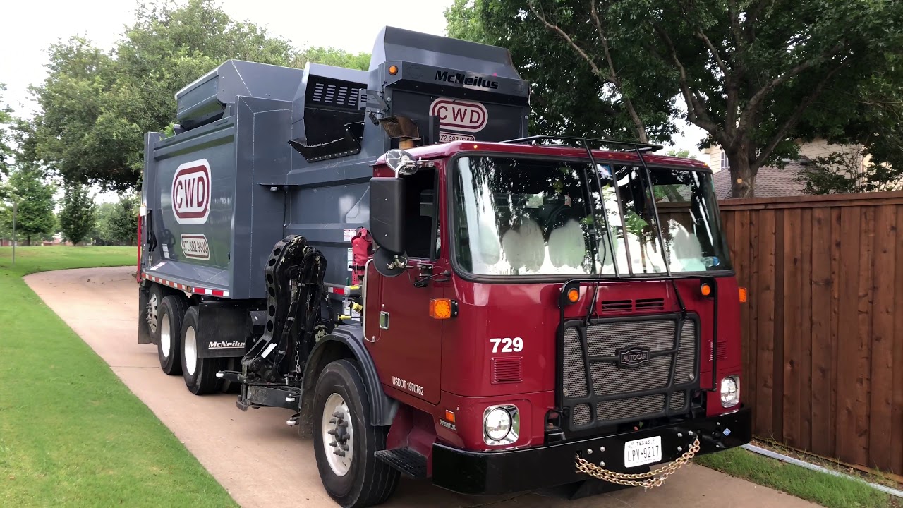 *Brand New* Autocar McNeilus Garbage Trucks on my Route!