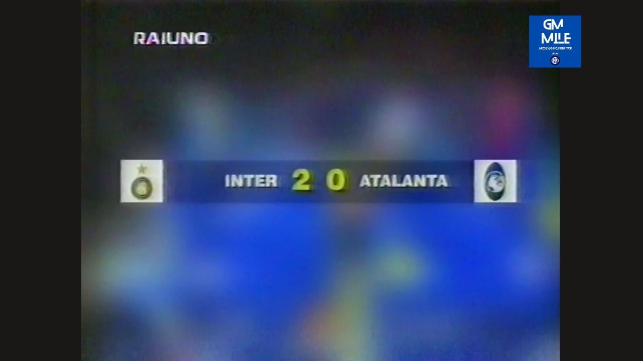 1996-97 (21^ - 23-02-1997) INTER-Atalanta 2-0 [Djorkaeff,Zamorano] Servizio 90°Minuto Rai1