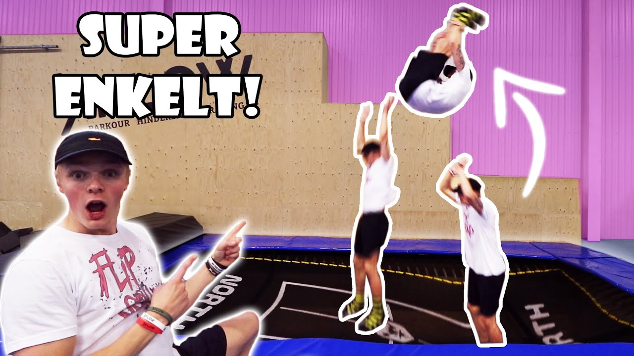 Framåtvolt på studsmatta! ｜How to frontflip｜