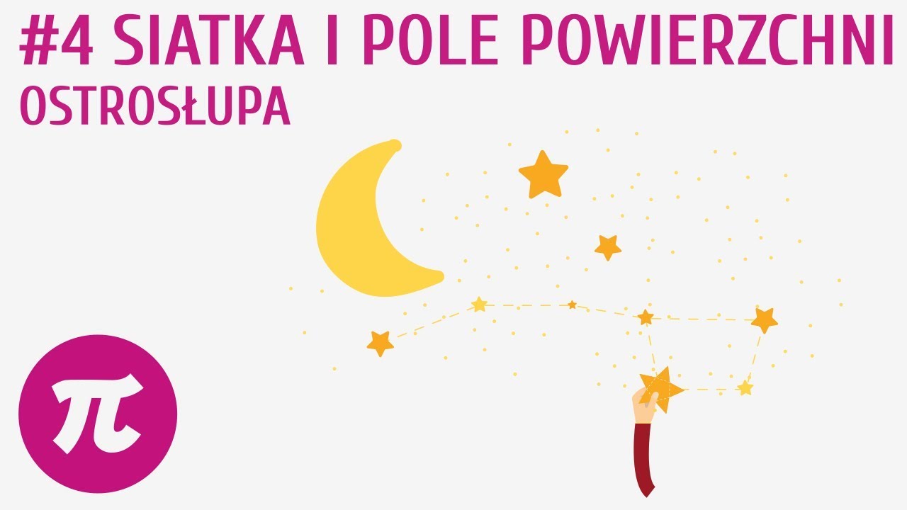 Siatka i pole powierzchni ostrosłupa #4 [ Ostrosłupy ]