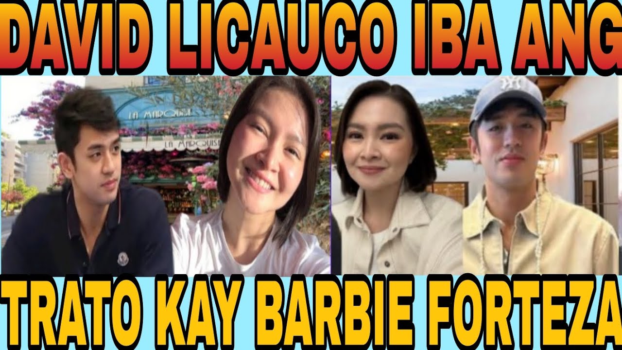 GRABE NAMAN ❗️DAVID LICAUCO IBA ANG TRATO KAY BARBIE FORTEZA ❗️
