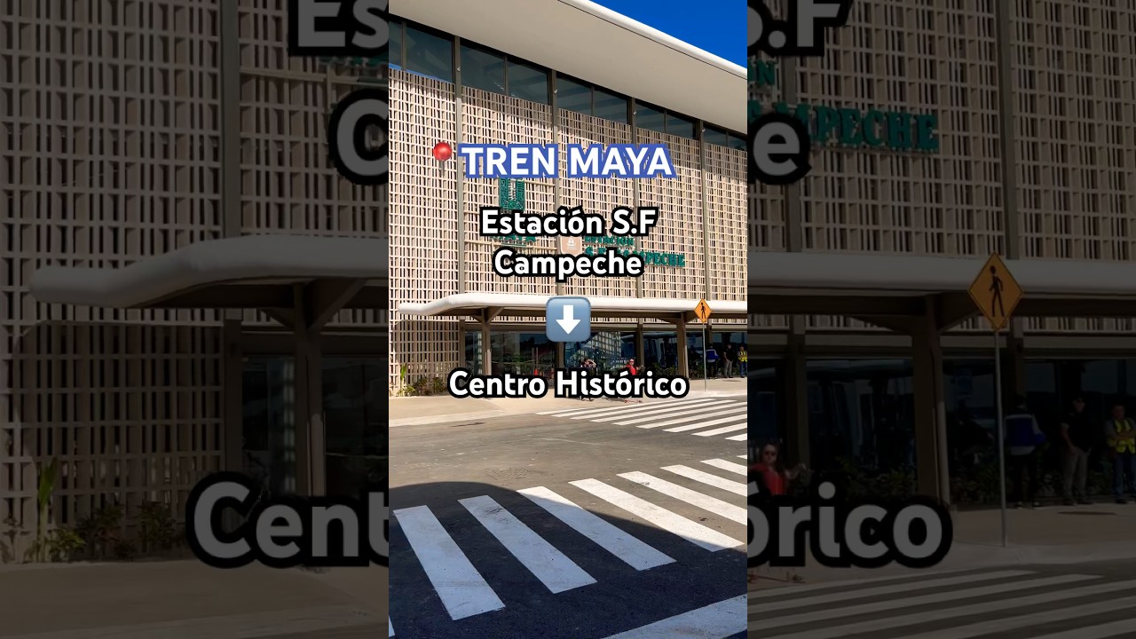 Tren Maya, 🔵 Estaci&oacute;n Campeche #campeche #travel #viajomexico #trenmaya #viajelibre