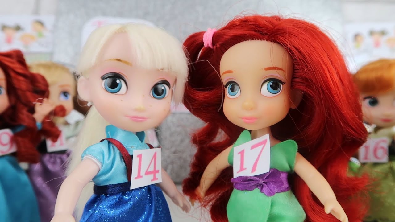 Elsa and The Little Mermaid Participate On A Dancing Contest | Disney Princesses
