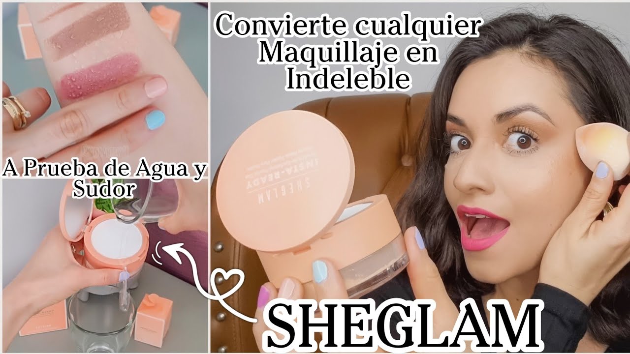 VUELVE INDELEBLE Y A PRUEBA DE AGUA TODO TU MAQUILLAJE CON INSTA-READY, POLVO DUO DE SHEGLAM, SHEIN