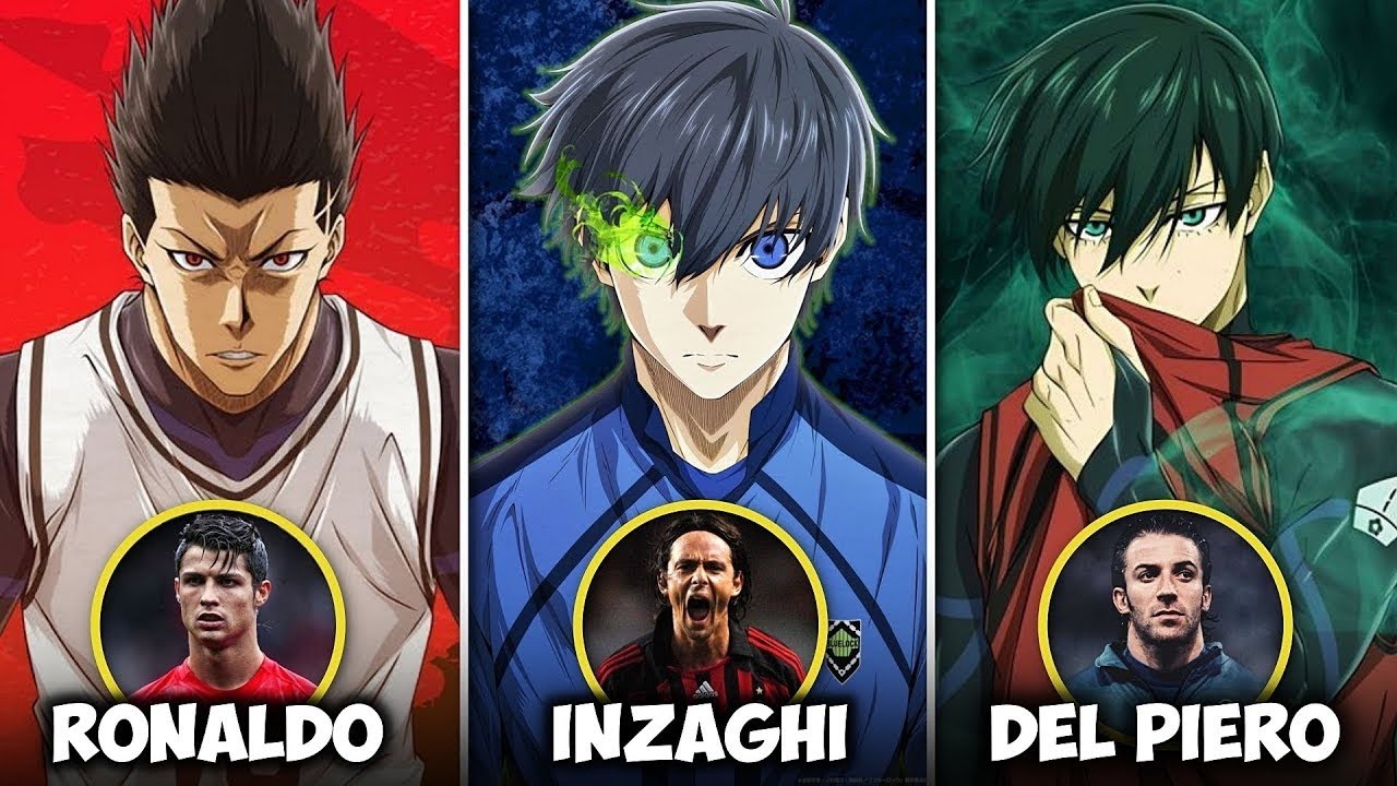 All 12 Blue Lock Characters in REAL LIFE! (Ronaldo, Mbappe...)