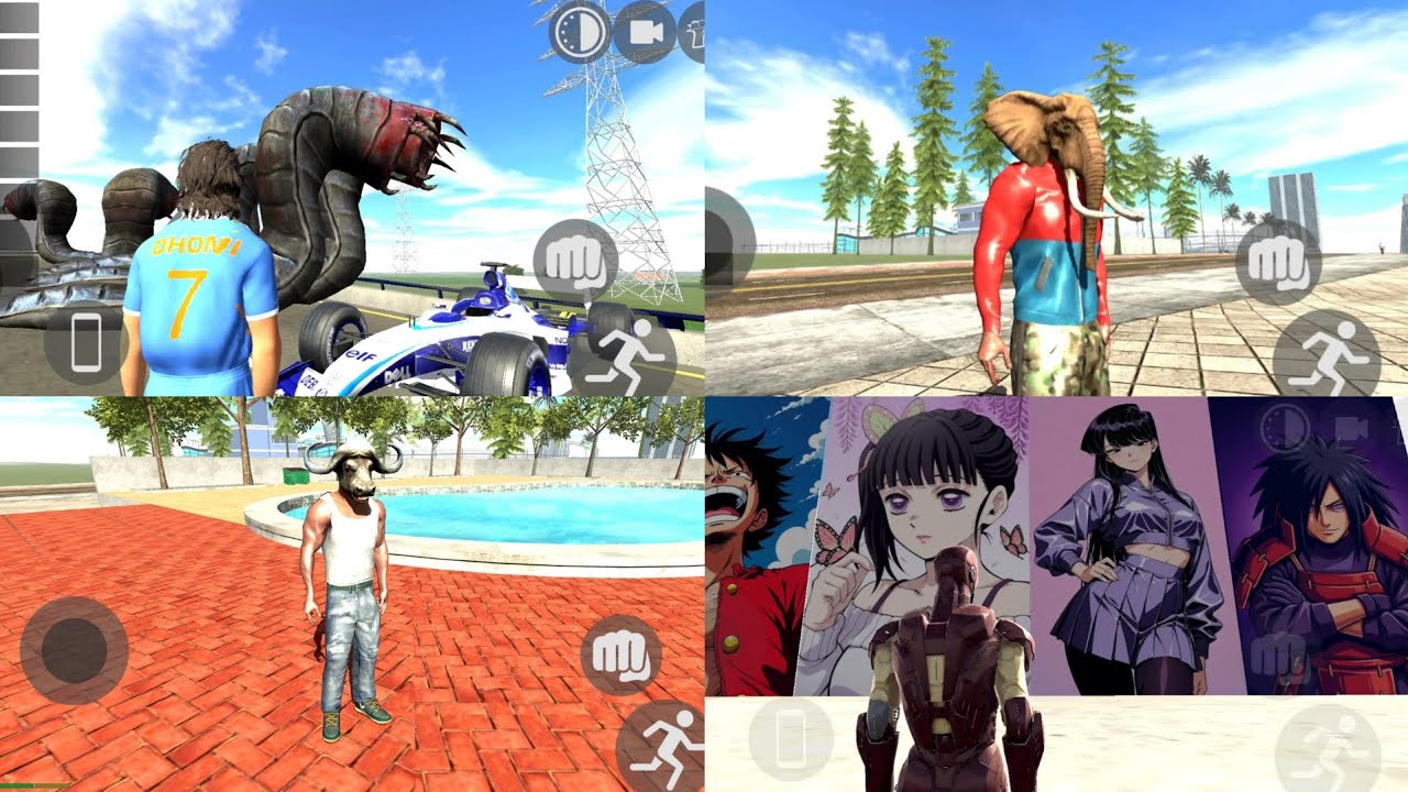 NEW ELEPHANT FACE 🐘 😱 WORM 😂 😂 INDIAN BIKE DRIVING 3D ALL CHEAT CODES IN DESCRIPTION 