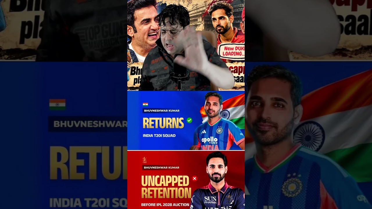 Bhuvi No longer eligible for uncapped retention  🤯 #teamindia #ipl #bhuvi #cricketnews