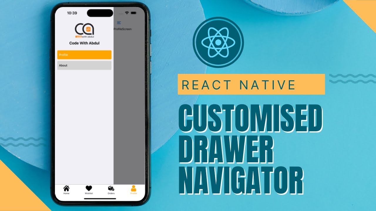 9. Пошаговое руководство: создание собственного навигатора Drawer | React Native