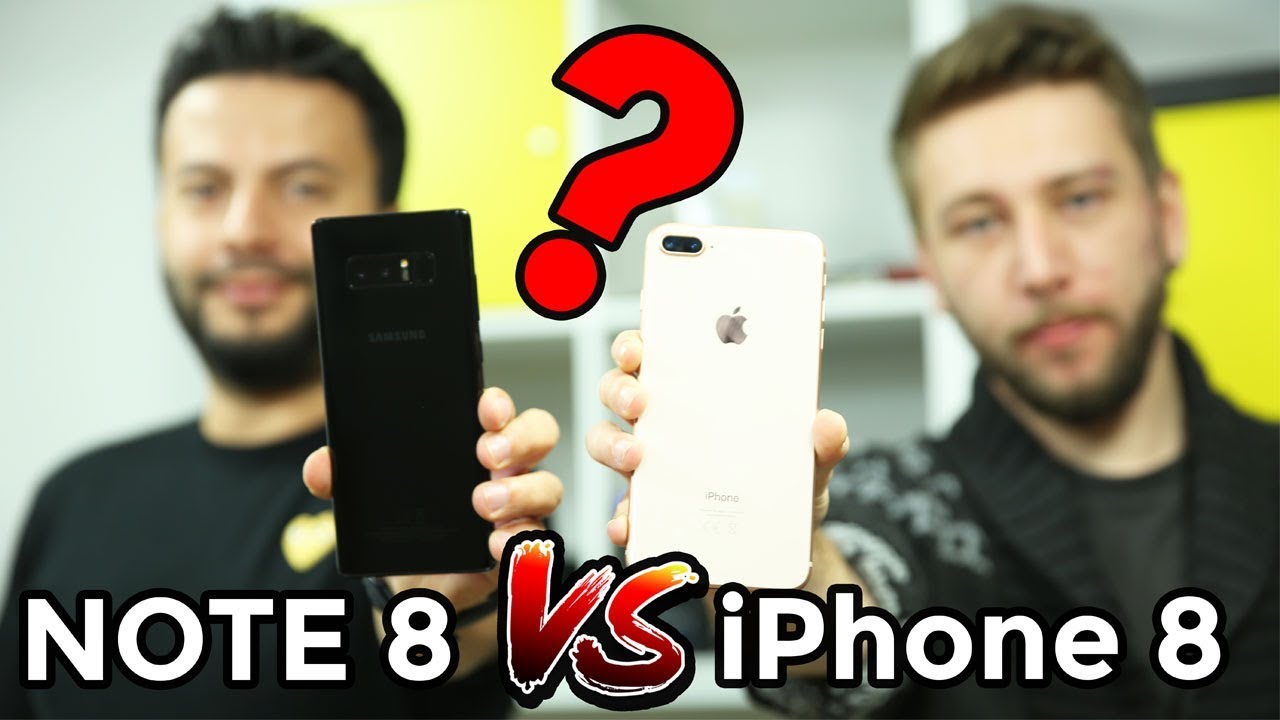 ÇILGIN TELEFON DEĞİŞİMİ BİTTİ - Note 8 ve iPhone 8 Plus deneyimi!