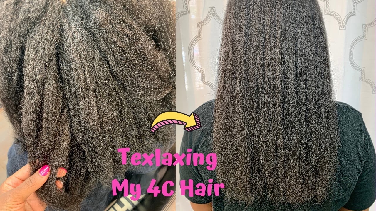 How I Texlax My 4C Hair + Photos!