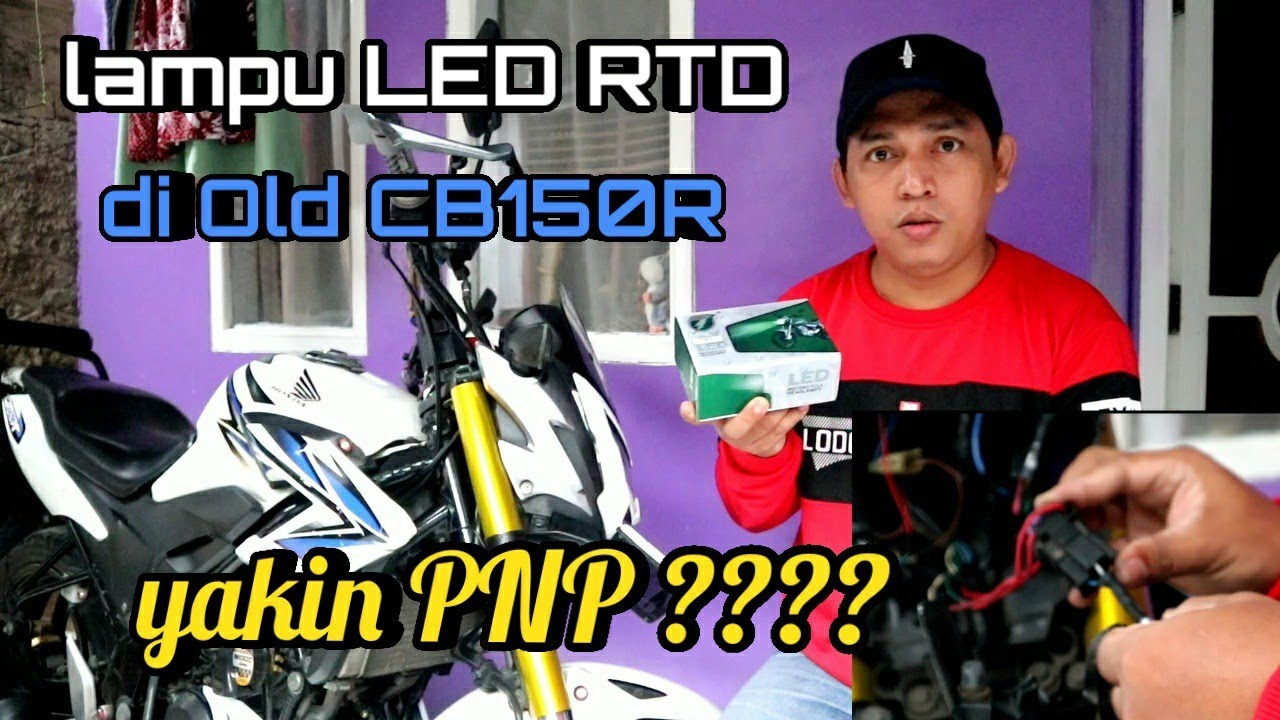 Pasang Lampu LED RTD 6 Sisi di Old CB150R StreetFire II Papaeca Ngebengkel II