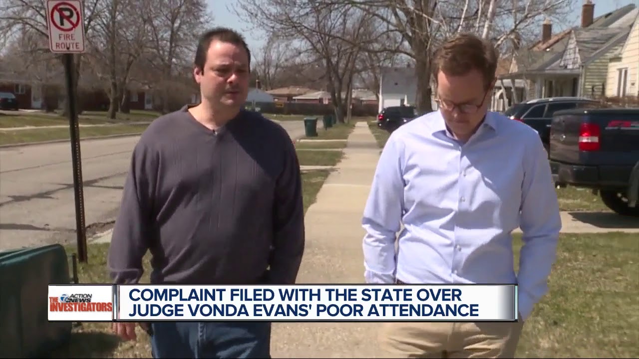 Complaint filed against Judge Vonda Evans over poor attendance