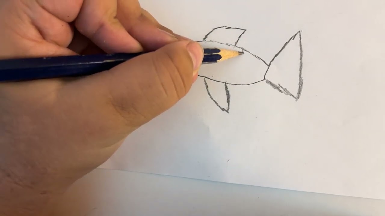 How to draw a fish