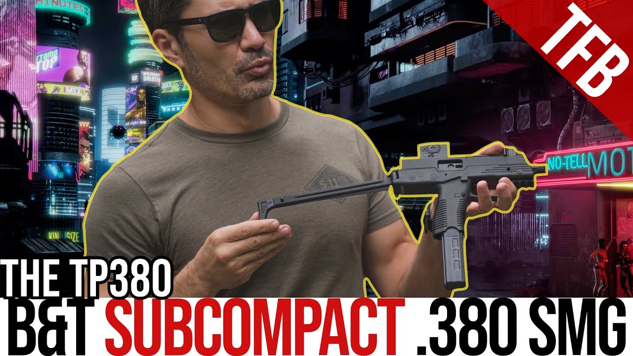 НОВЫЙ карманный пистолет-пулемёт Cyberpunk: B&T TP380