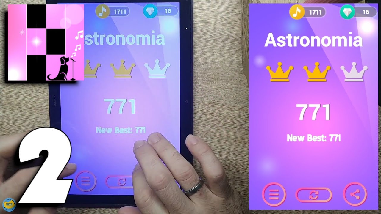 Cat Dog Magic Tiles - Gameplay Part 2 - Astronomia (Android,iOS) - Handcam