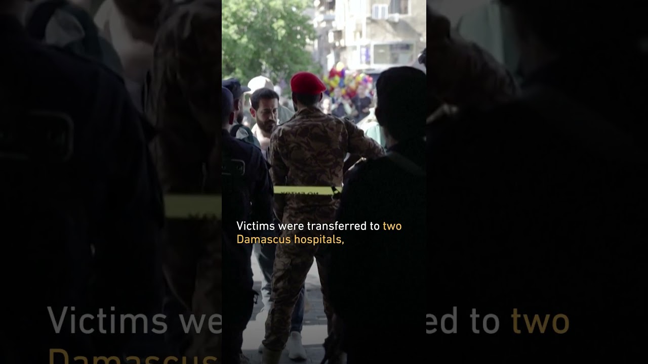 Explosion at Damascus cafe kills five and injures 16