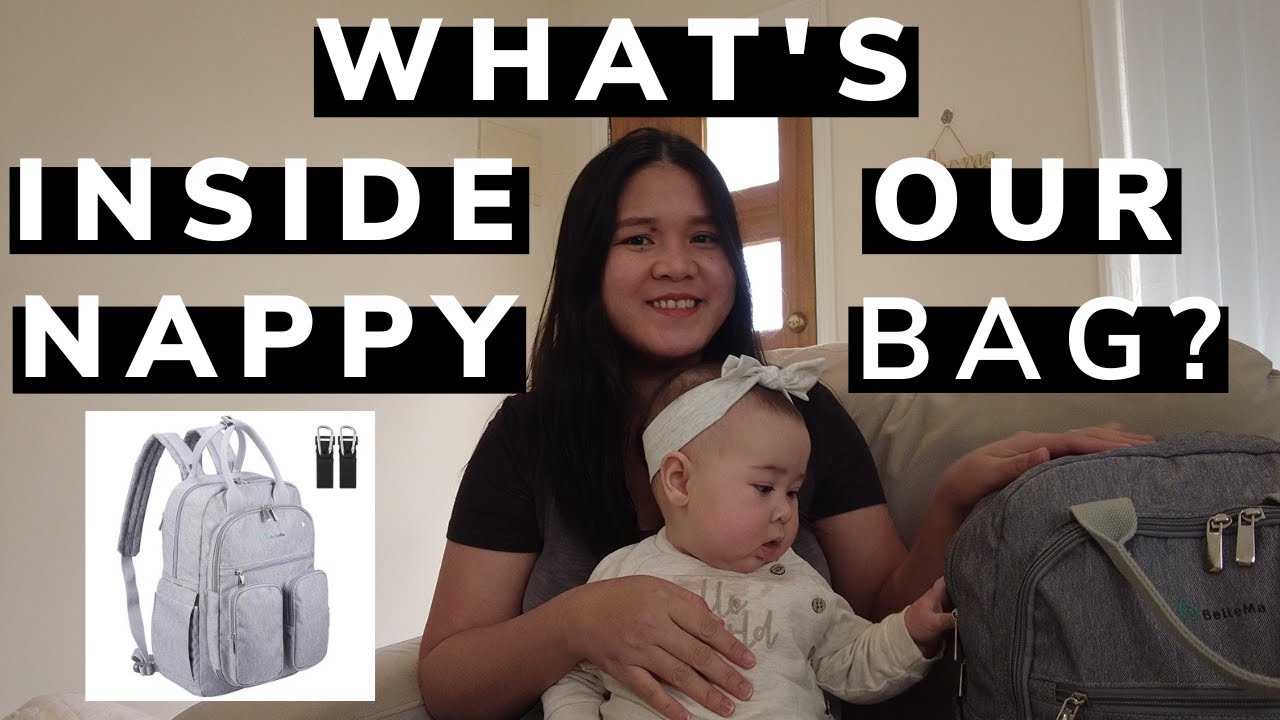 WHAT'S INSIDE OUR NAPPY/DIAPER BAG? | BAG RAID MOM EDITION | PINOY IN AUSTRALIA | FIRST TIME MAMA