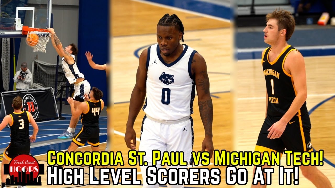 D2 Basketball Is Different! Concordia St. Paul Goes At Michigan Tech!