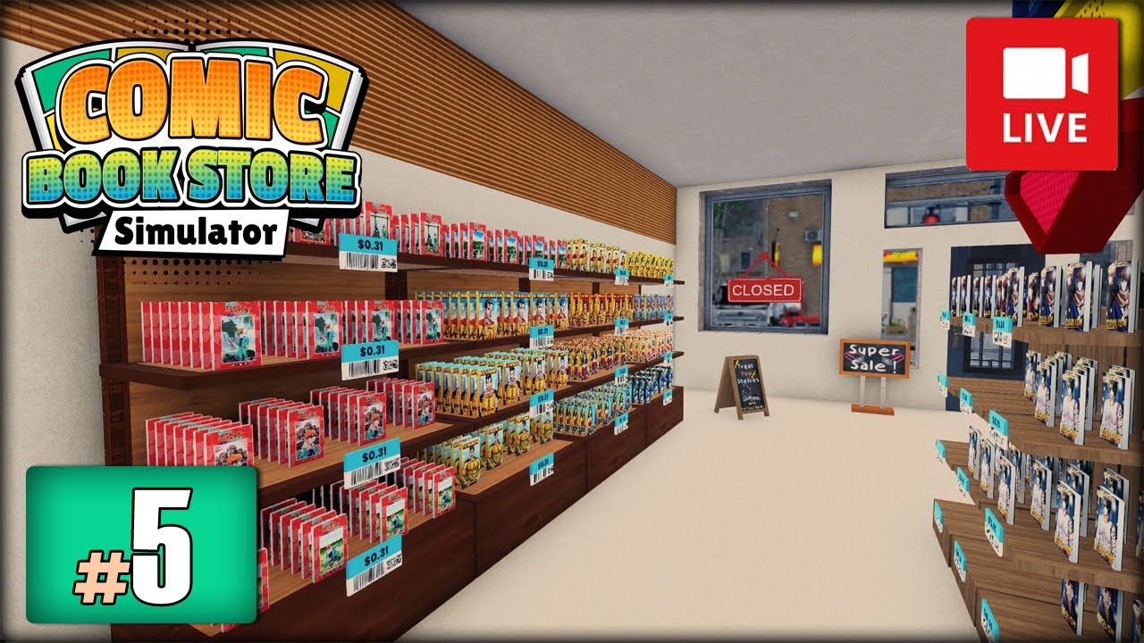 [Archiwum] Live - COMIC BOOK STORE SIMULATOR /5 - #simulator