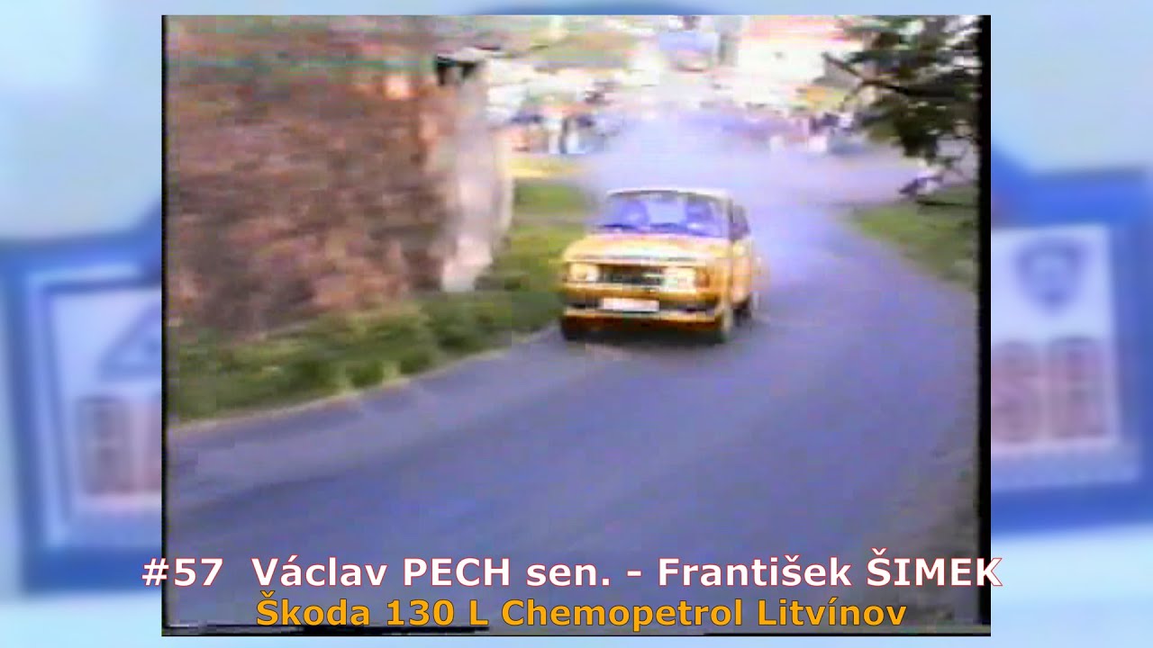 Rallye Šumava 1988   V. PECH sen. - F. ŠIMEK