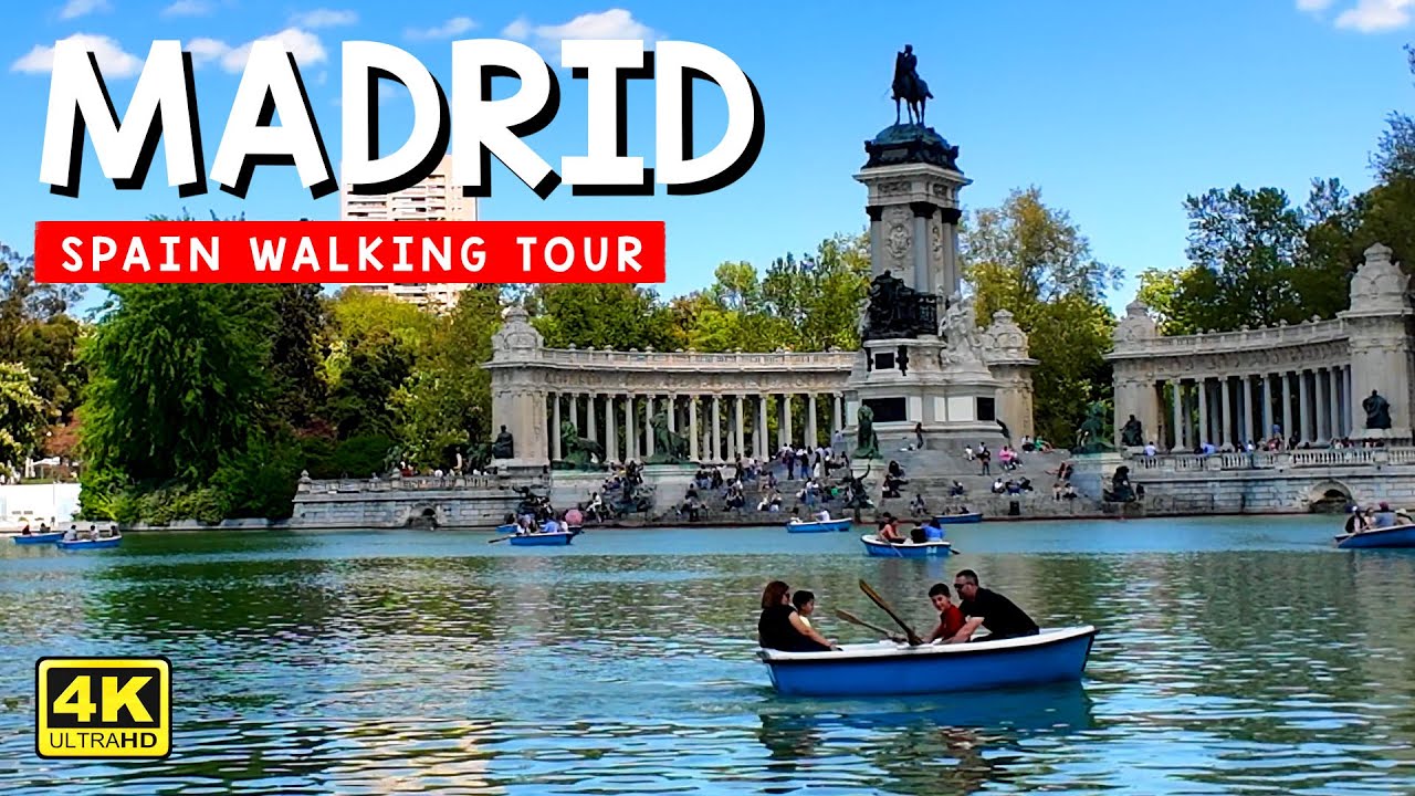 Madrid Walking Tour 4K 🇪🇸 | From Cibeles to El Retiro Park (Part 1)