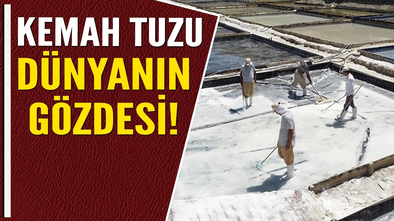KEMAH TUZU DÜNYANIN GÖZDESİ!