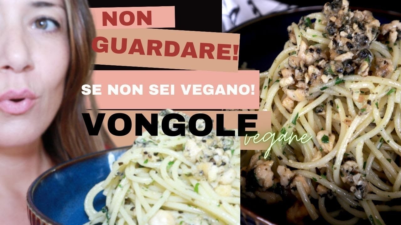 Non guardare questo video se non sei vegano! Come fare le vongole vegane