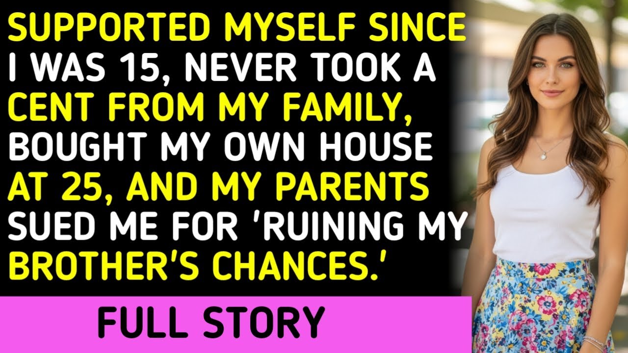 Supported Myself Since I Was 15, Never Took A Cent From My Family, Bought My Own House At 25, And My
