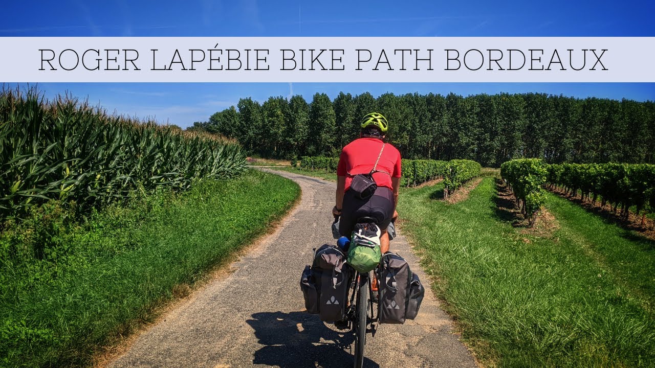 Roger Lap&eacute;bie cycle path Bordeaux