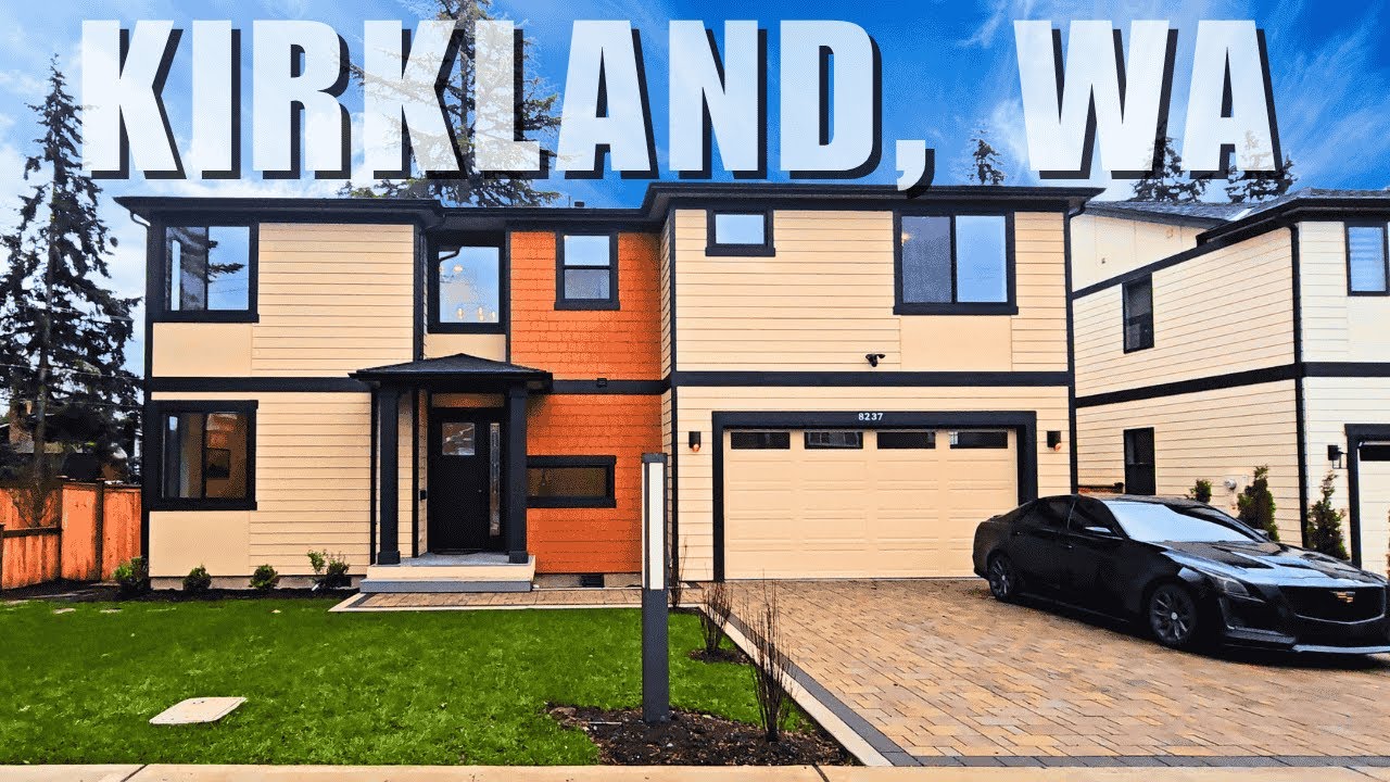 Kirkland, WA Affordable New Construction Home Tour in Finn Hill With Luxury Features