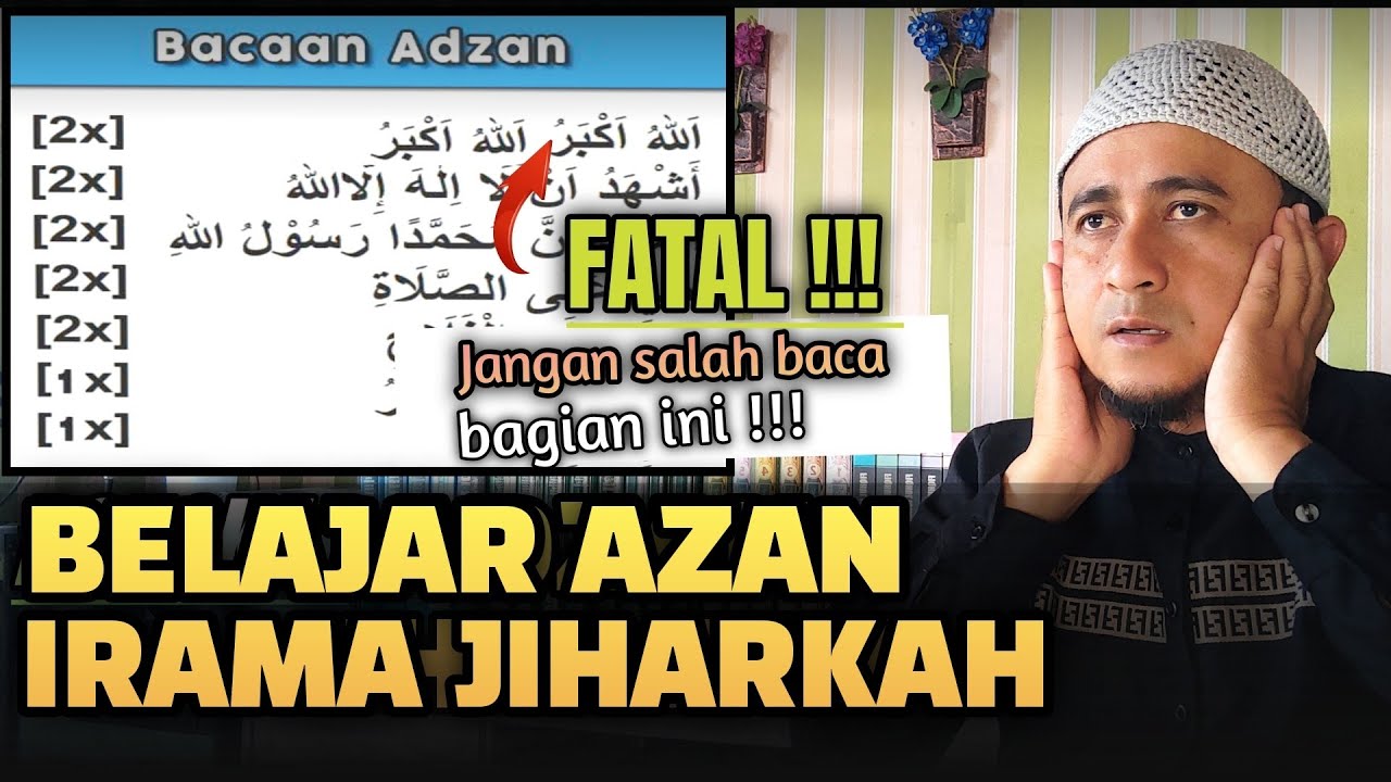 MUDAH DAN SIMPEL || Penerapan irama jiharkah pada azan || Dedi abu risqi