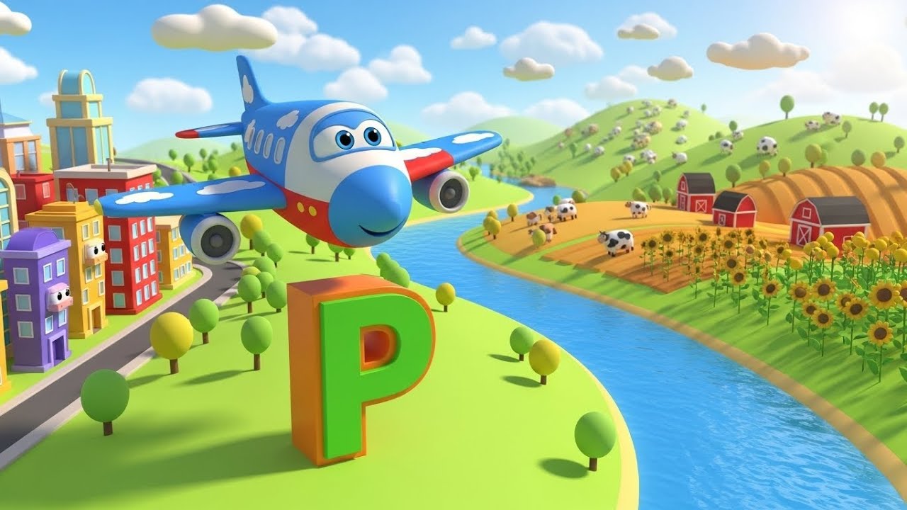 ABC Vehicles Song for Kids | Learn ABC Letters & Fun Nursery Rhymes 🚦🚗🚌🎶