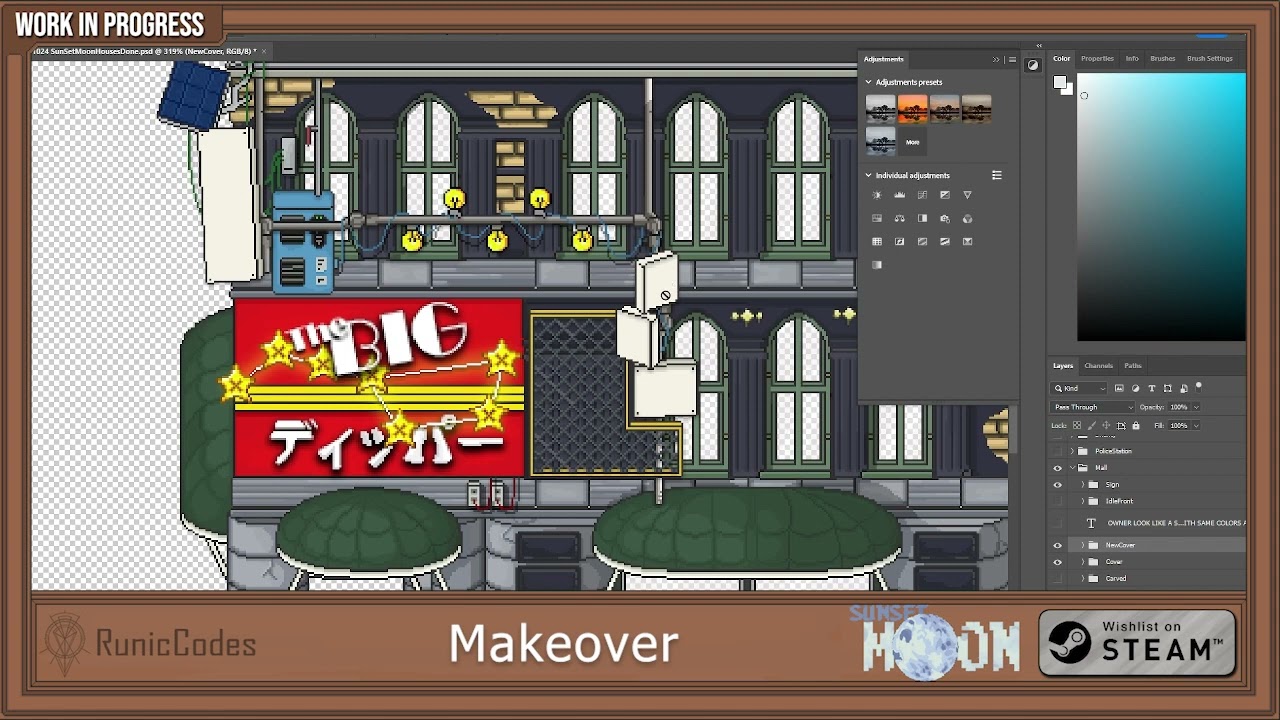 Sunset Moon - Makeover