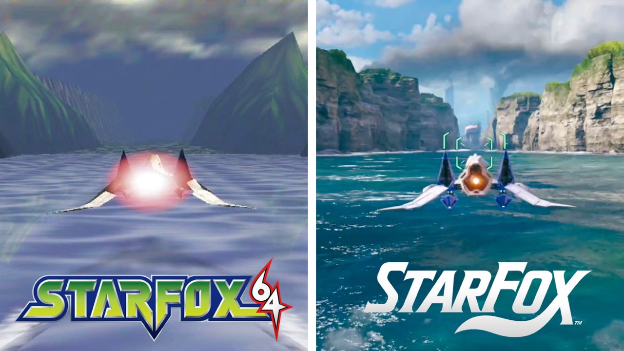 Сравнение Star Fox 64 и ремейка для Switch 2