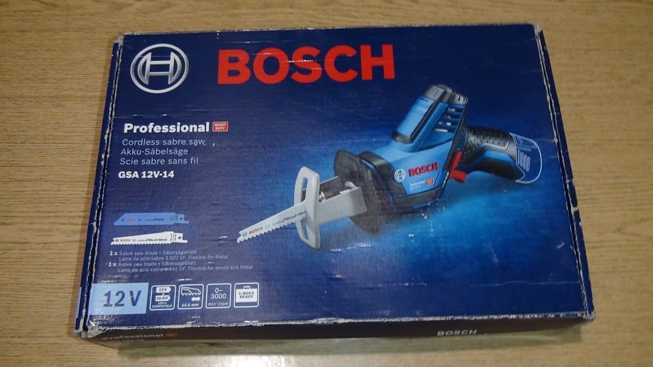 BOSCH GSA 12V-14 - РОЗПАКОВКА / Nitro Electronics