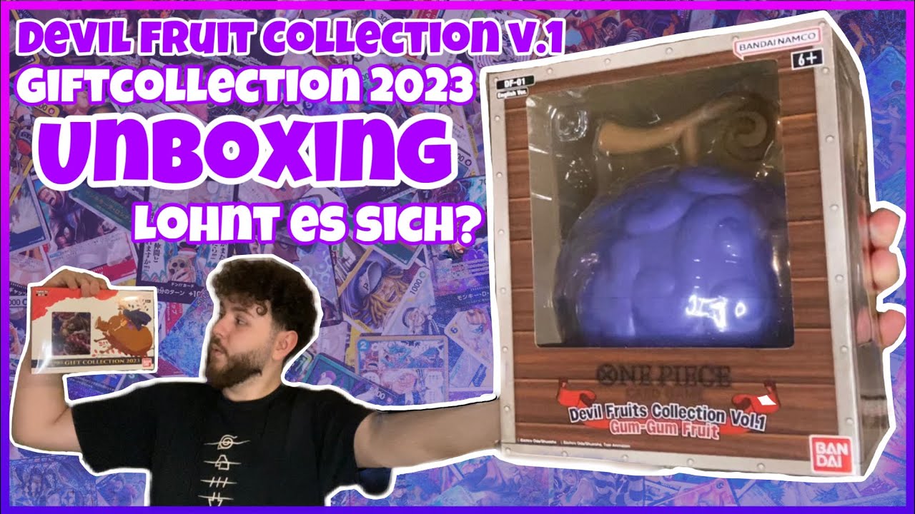 Bin jetzt ein Gummi Mensch🥳 Lohnen sich die Devil Fruit & Giftcollection von One Piece?🤔 UNBOXING