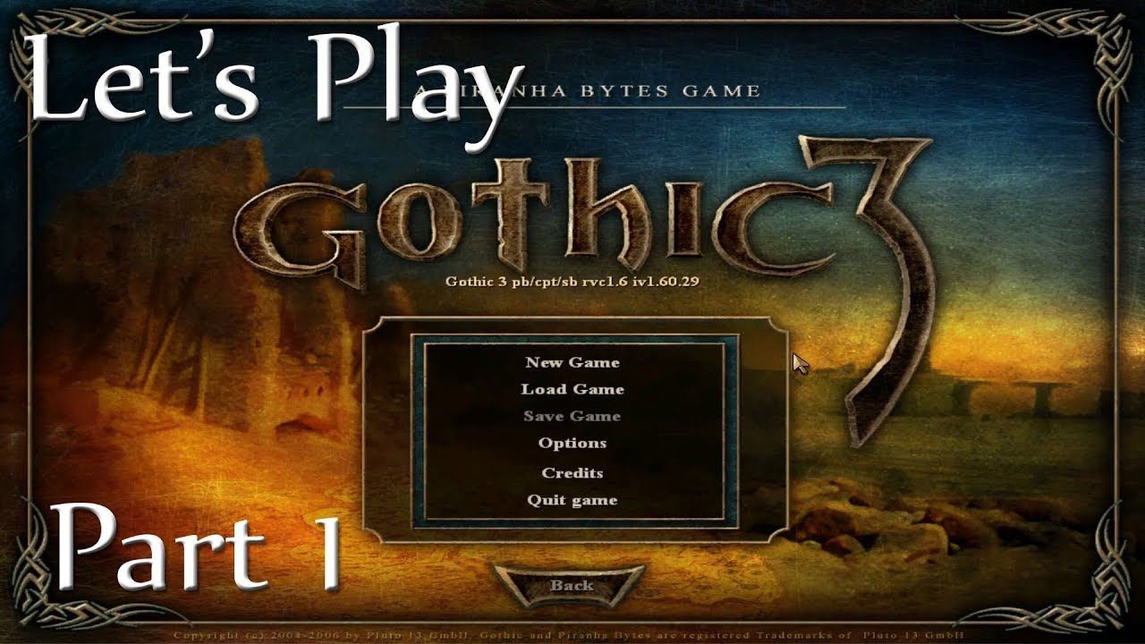 Let's Play Gothic 3, Part 1 - Live Playthrough