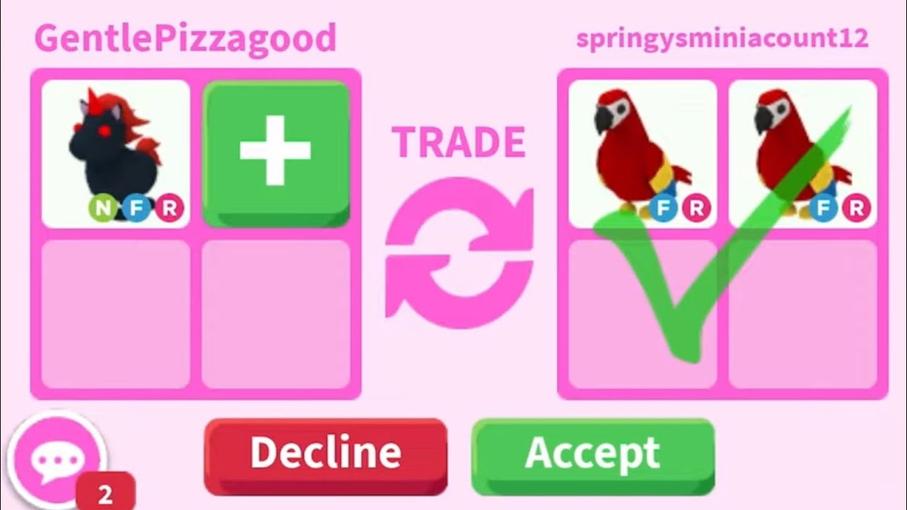 Offers and trades in adopt me!